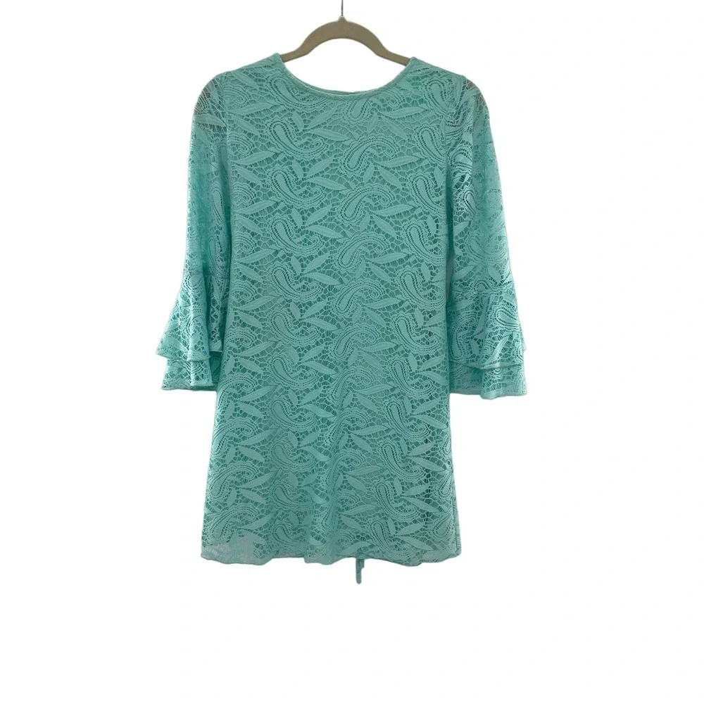 Amy Byer Green lace Girls 16